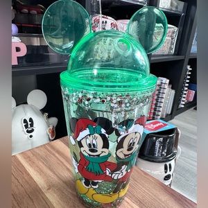 Custom water globe Mickey Minnie Mouse Tumbler